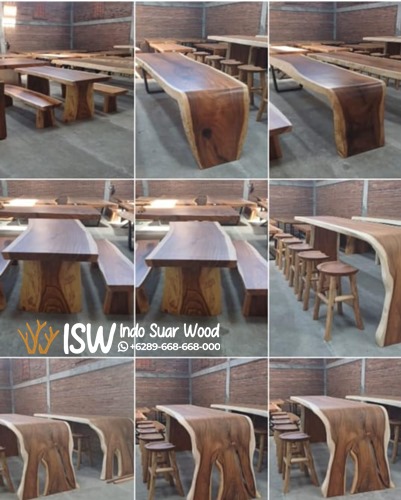 Meja Kaki Trembesi Besar