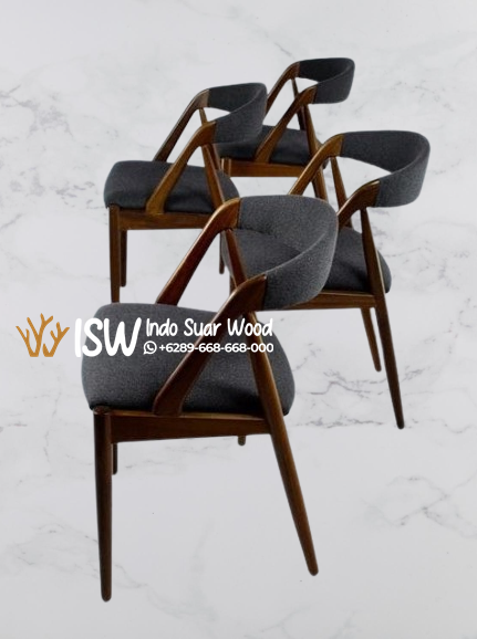 Model Baru Kursi Cafe Kayu Jati Bahan Bludru