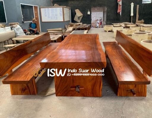 Table Wood Trembesi Ukuran Big