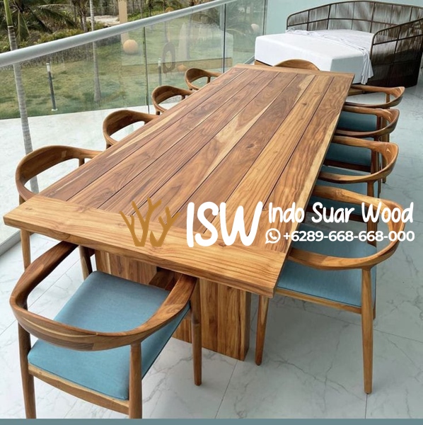 Desain Kursi Lengkung Meja Makan Terlaris