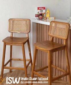 free desain kursi cafe kayu harga murah