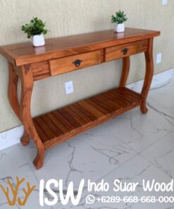 meja konsul jati minimalis pekalongan