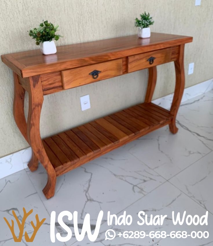 meja konsul jati minimalis pekalongan