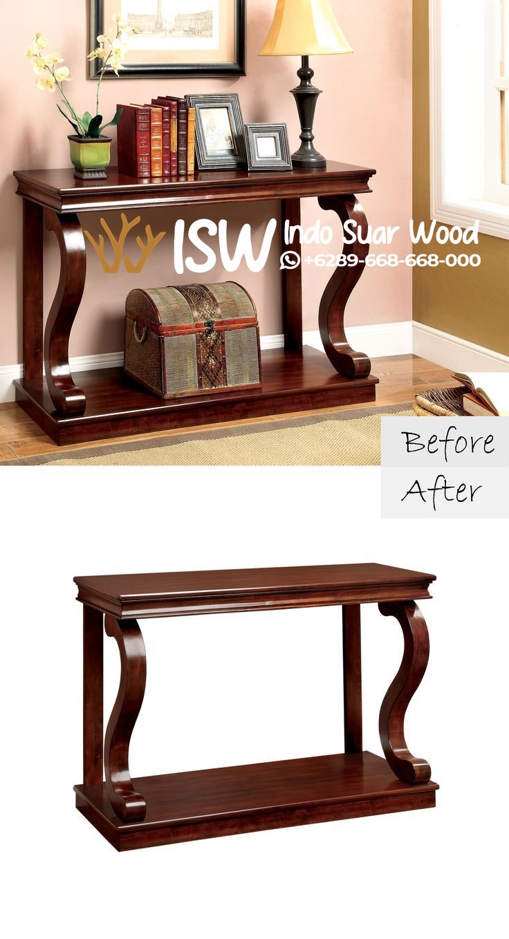 meja konsul jati minimalis pekalongan kualitas terbaik