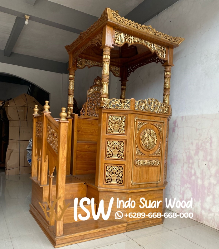 Mimbar Masjid Mewah Besar - Image 3