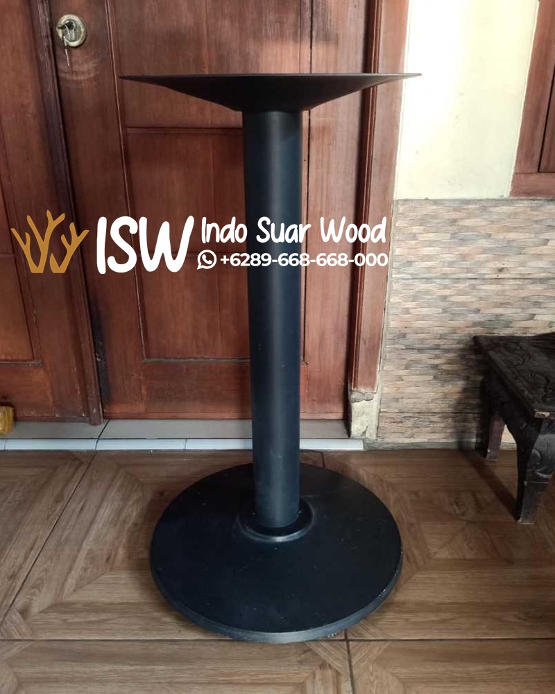 Kaki Meja Besi Bulat