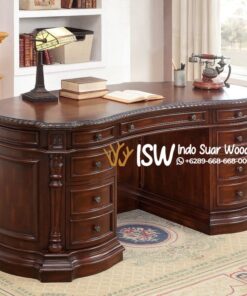 Meja Direktur Mewah Jati Kota Jember