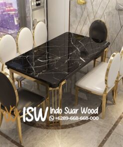 Meja Makan Marble