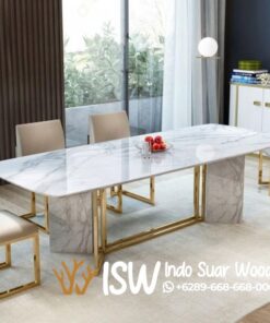 Meja Makan Marmer Elegan Modern Kota Ngawi