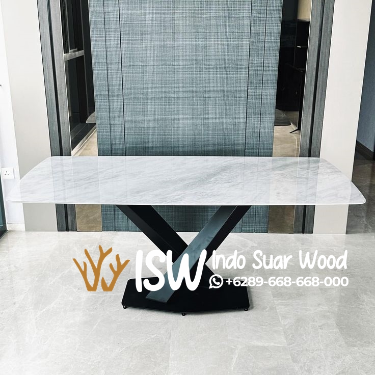 Meja Makan Marmer Jepara - Image 8