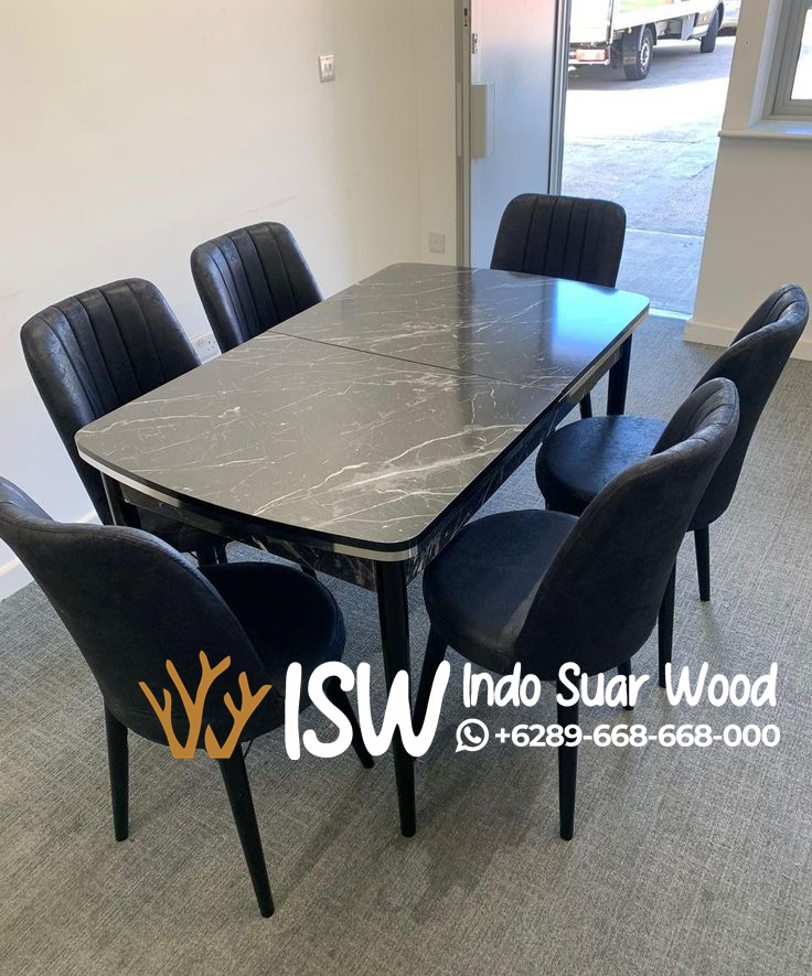 Meja Makan Marmer Jepara - Image 3