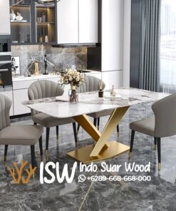 Meja Makan Marmer Jepara