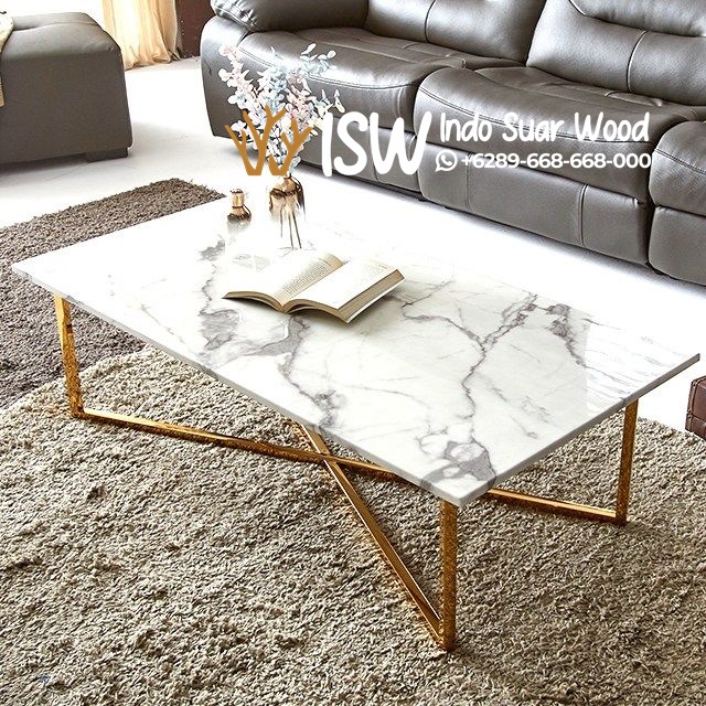 Meja Tamu Marmer Kaki X Kota Blitar