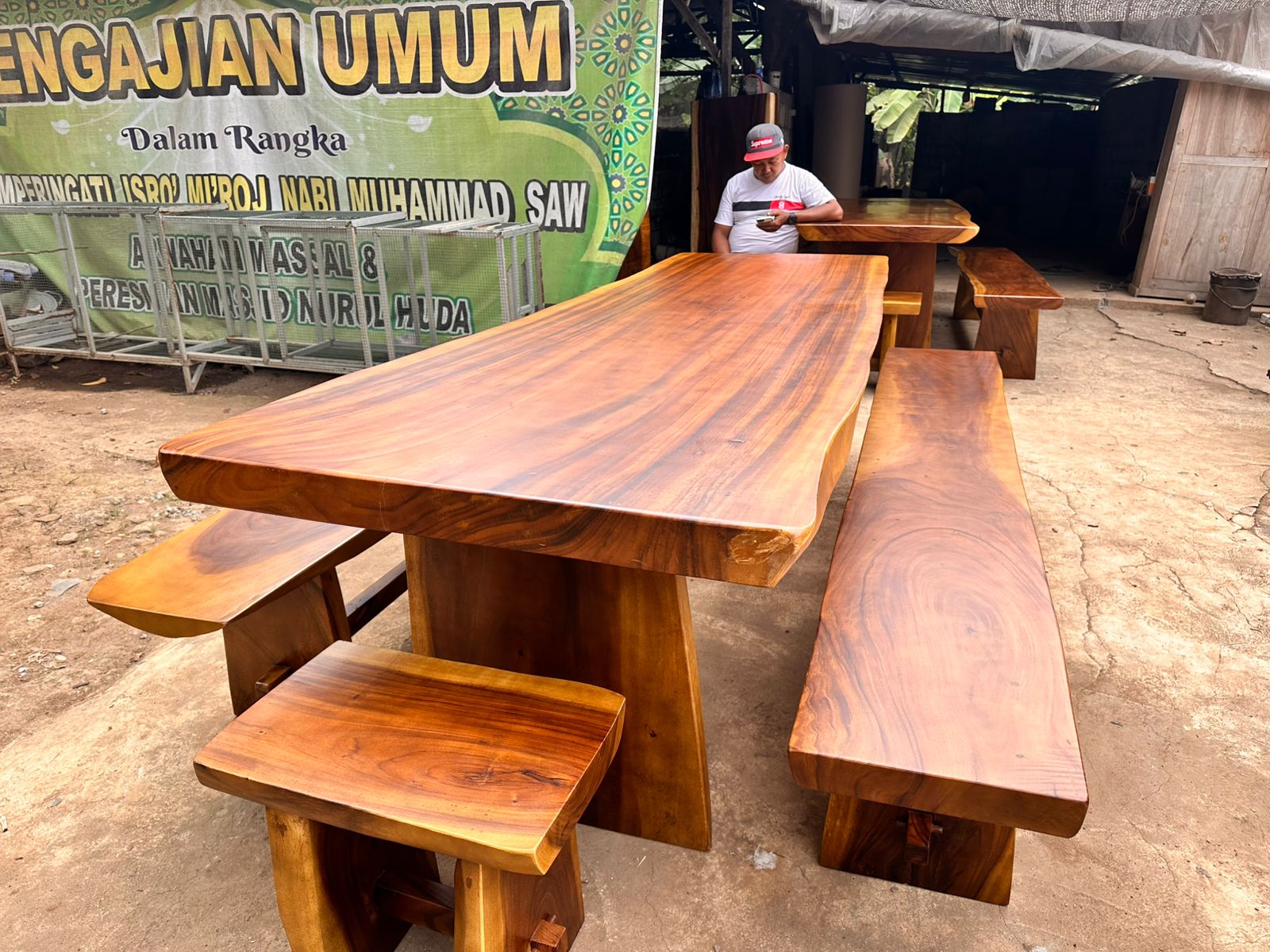 Meja Trembesi Solid - Image 5