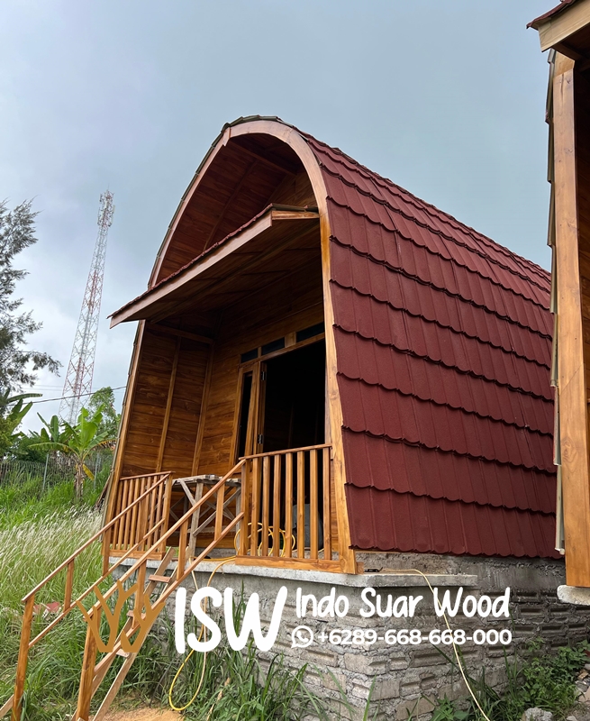 Rumah Lumbung Kayu Minimalis