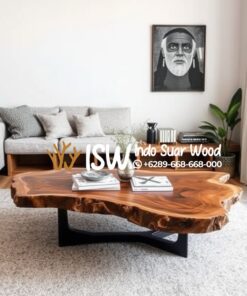 Coffe Table Trembesi Klasik Kota Cimahi