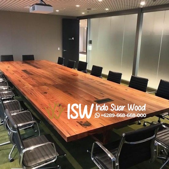 Meja Meeting Jati Kaki Besi Kota Temanggung