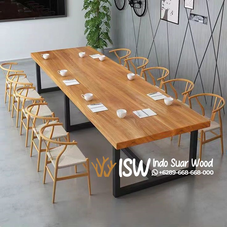 Meja Meeting Minimalis Elegan Kota Indramayu