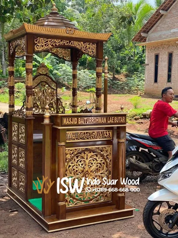 Mimbar Masjid Estetik