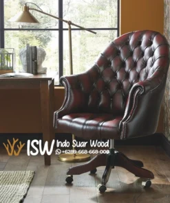 Kursi Kantor Direktur Jati Elegan Gresik
