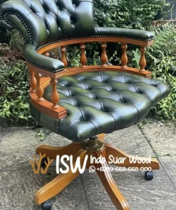 Kursi Kantor Putar  Kayu Jati