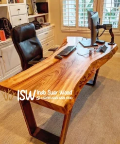 Meja Direktur Trembesi Utuh Elegan Tegal