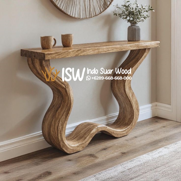 Meja Konsul Kayu Jati Utuh Kota Bangkalan