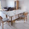 Meja Makan Marmer Elegan Kota Kebumen