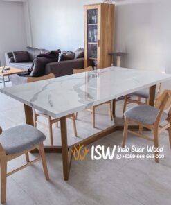 Meja Makan Marmer Elegan Kota Kebumen