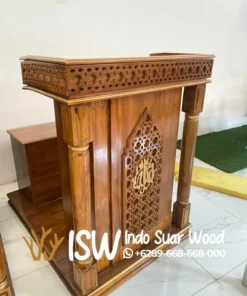 Mimbar Masjid Jami Kayu Jati