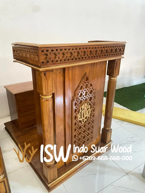 Mimbar Masjid Jami Kayu Jati