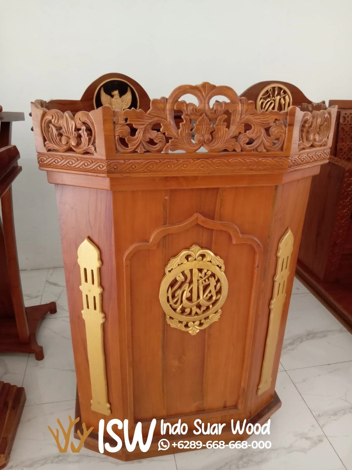Mimbar Podium Ukiran Pekalongan