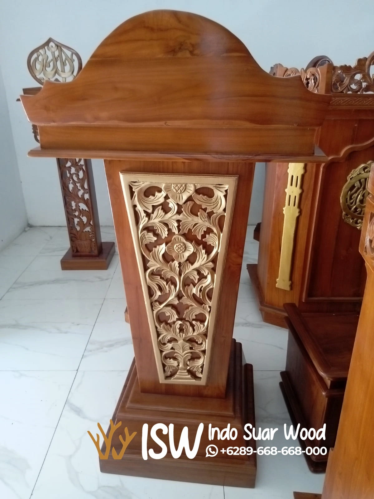 Podium Masjid Minimalis Elegan Tasikmalaya