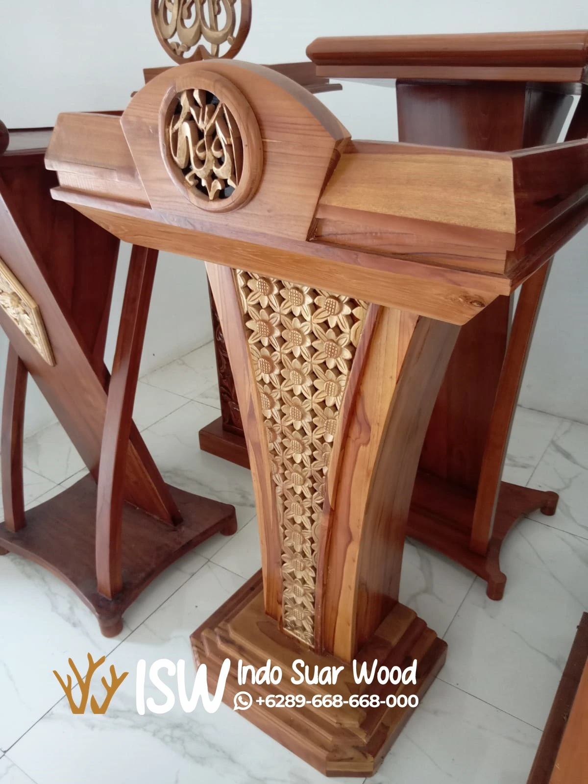 Podium Masjid Ukiran Minimalis Kota Malang