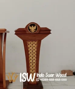 Podium Presiden Kayu Jati