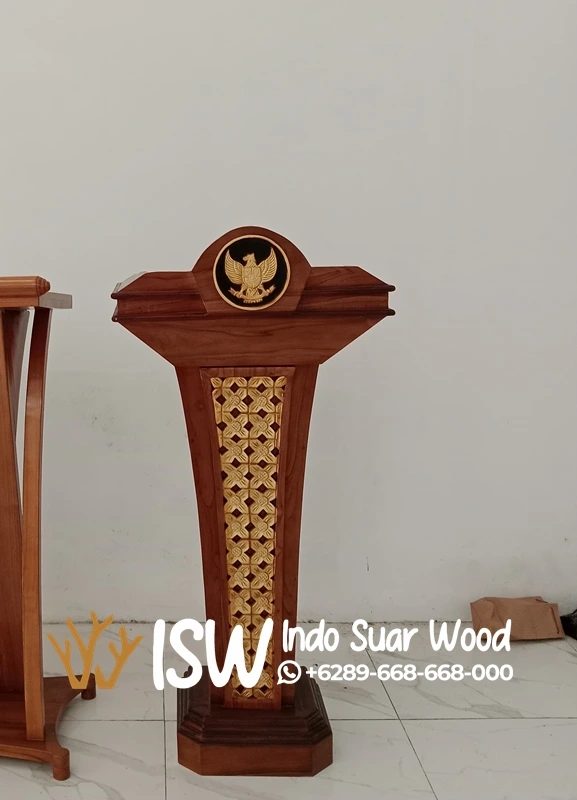 Podium Presiden Kayu Jati