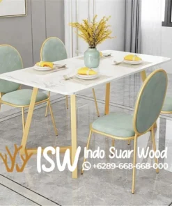 Harga Meja Makan Marmer 4 Kursi