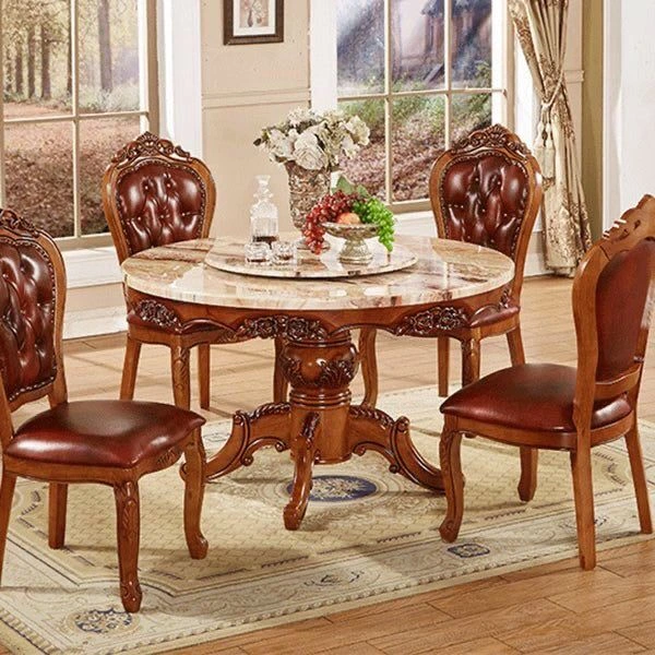 Harga Meja Makan Marmer Bulat Antik