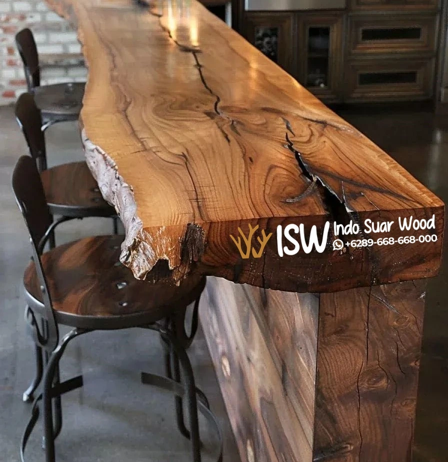Meja Makan Trembesi Solid