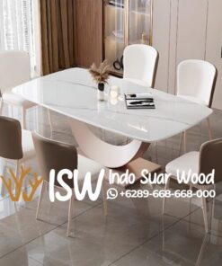 Meja Makan Marmer Minimalis Modern Kota Kota Gresik