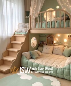 Tempat Tidur Tingkat Anak Perempuan
