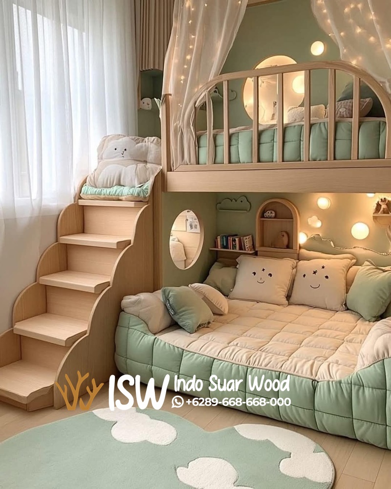 Tempat Tidur Tingkat Anak Perempuan