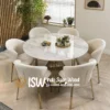 Custom Meja Makan Marmer