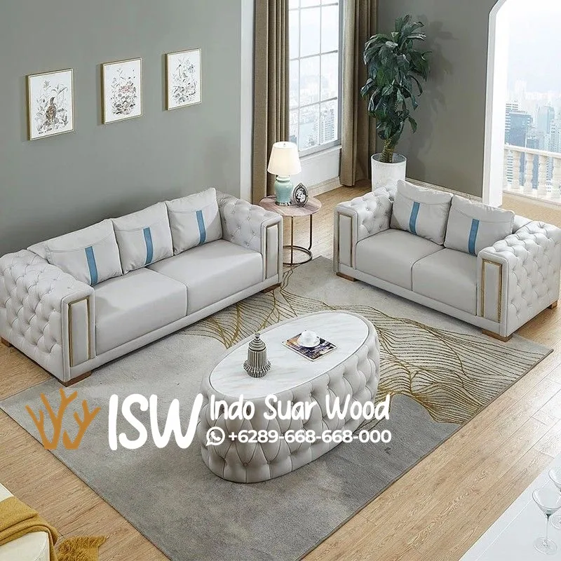 Jual Kursi Tamu Elegant Busa Tebal