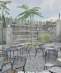 Kursi Cafe Besi Unik