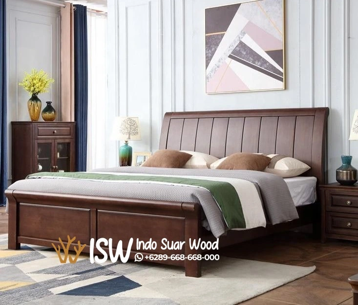 Tempat Tidur Jati Minimalis