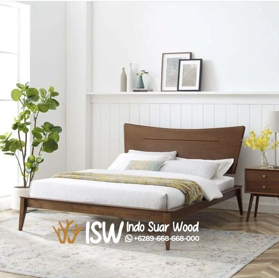 Tempat Tidur Kayu Jati Minimalis Modern
