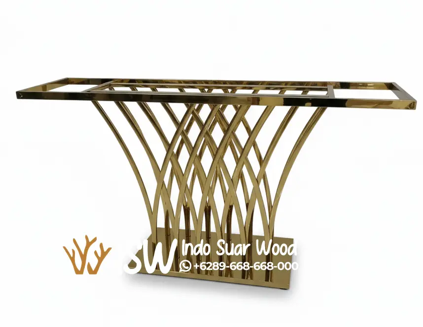 Kaki Meja Konsol Stainless