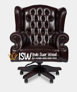 Kursi Direktur Kulit Asli