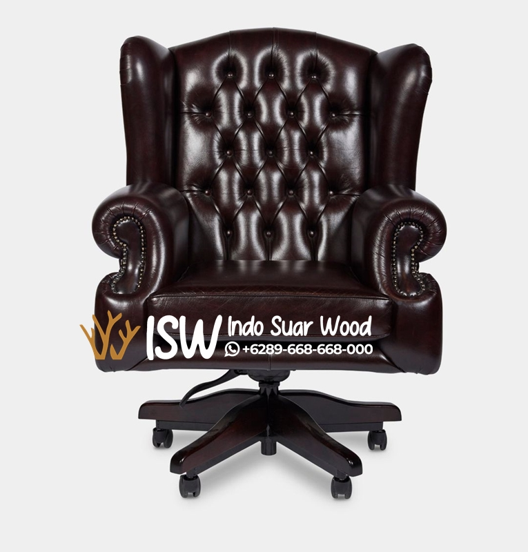 Kursi Direktur Kulit Asli